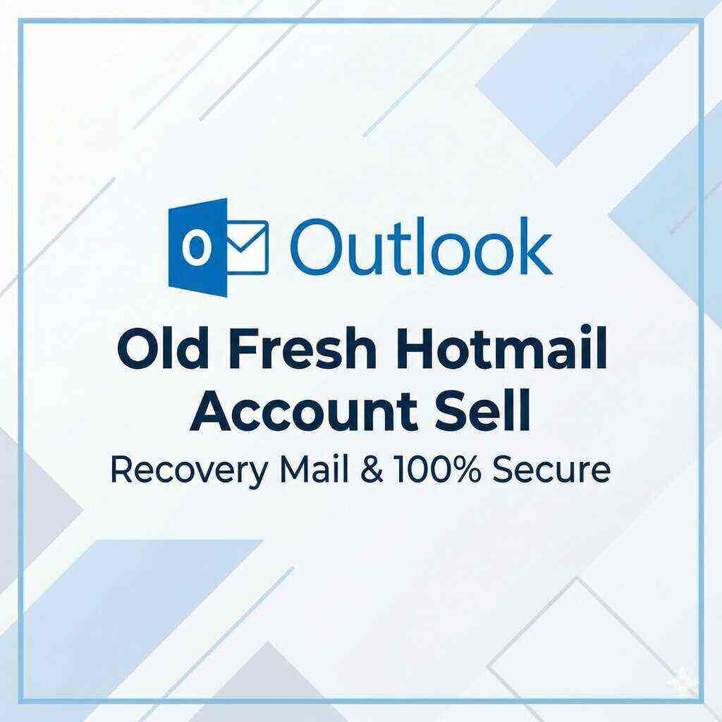 Old Fresh Hotmail Account With Recovery Mail | 2FA Key| Verified Without Number