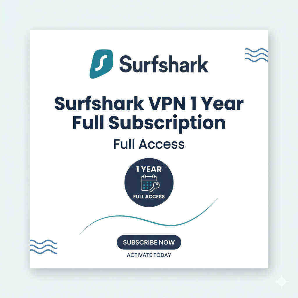 Surfshark VPN 一年订阅 | 完全访问