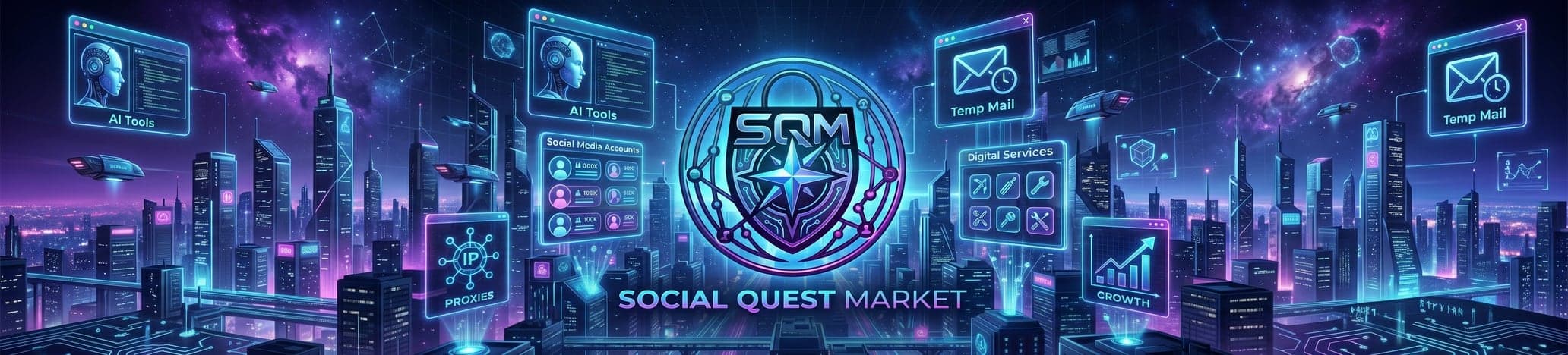 Social Quest Market banner